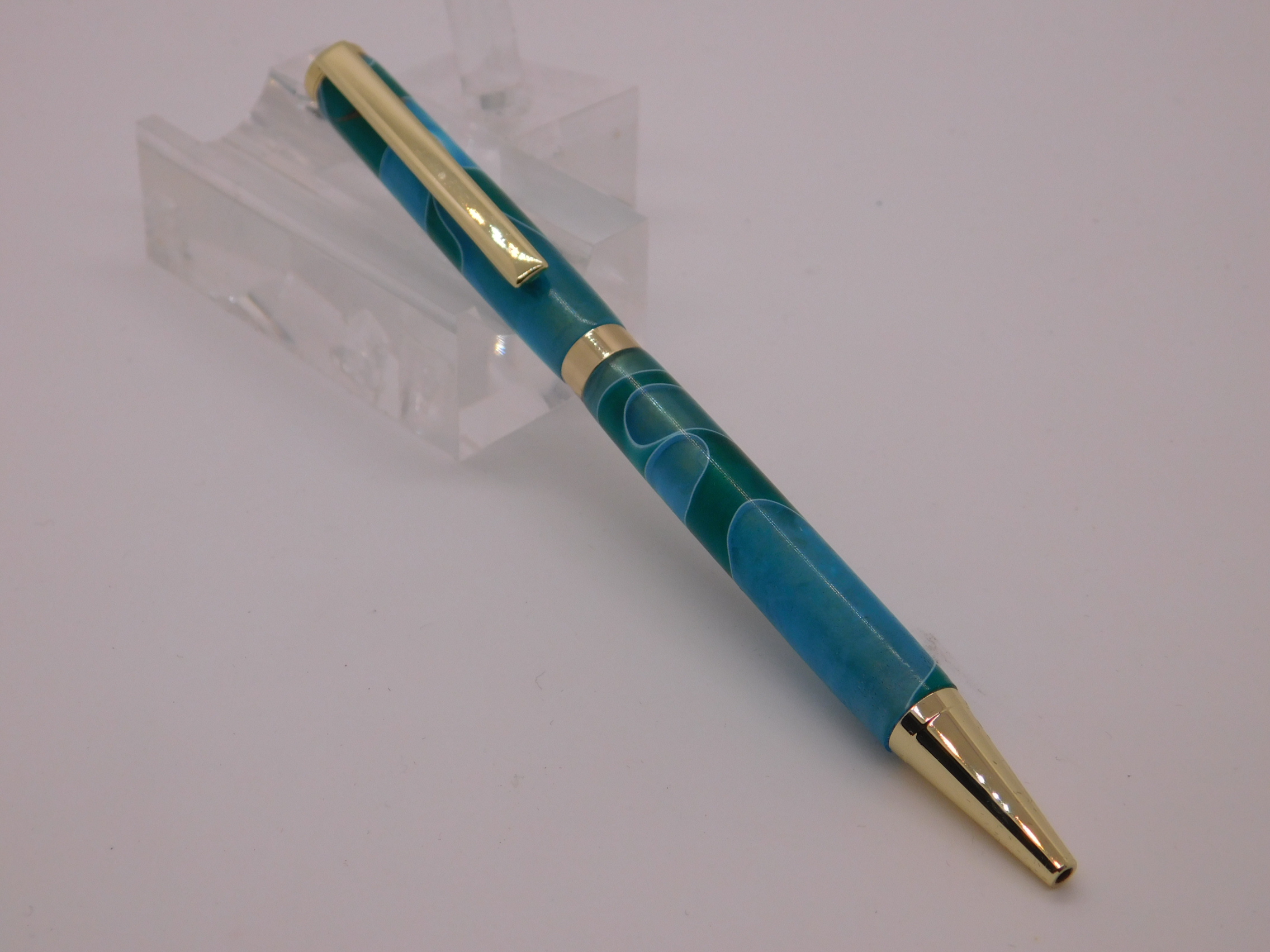 Slimline Green Swirl